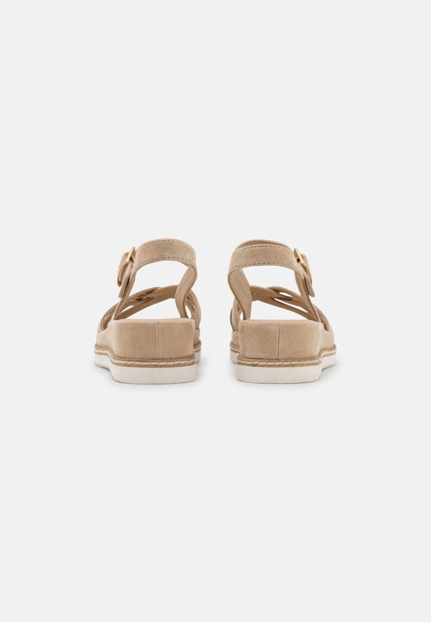 Anna Field Leather - Sandalen Met Sleehak - Beige 6 Anna Field Leather - Sandalen Met Sleehak - Beige - Afbeelding 4