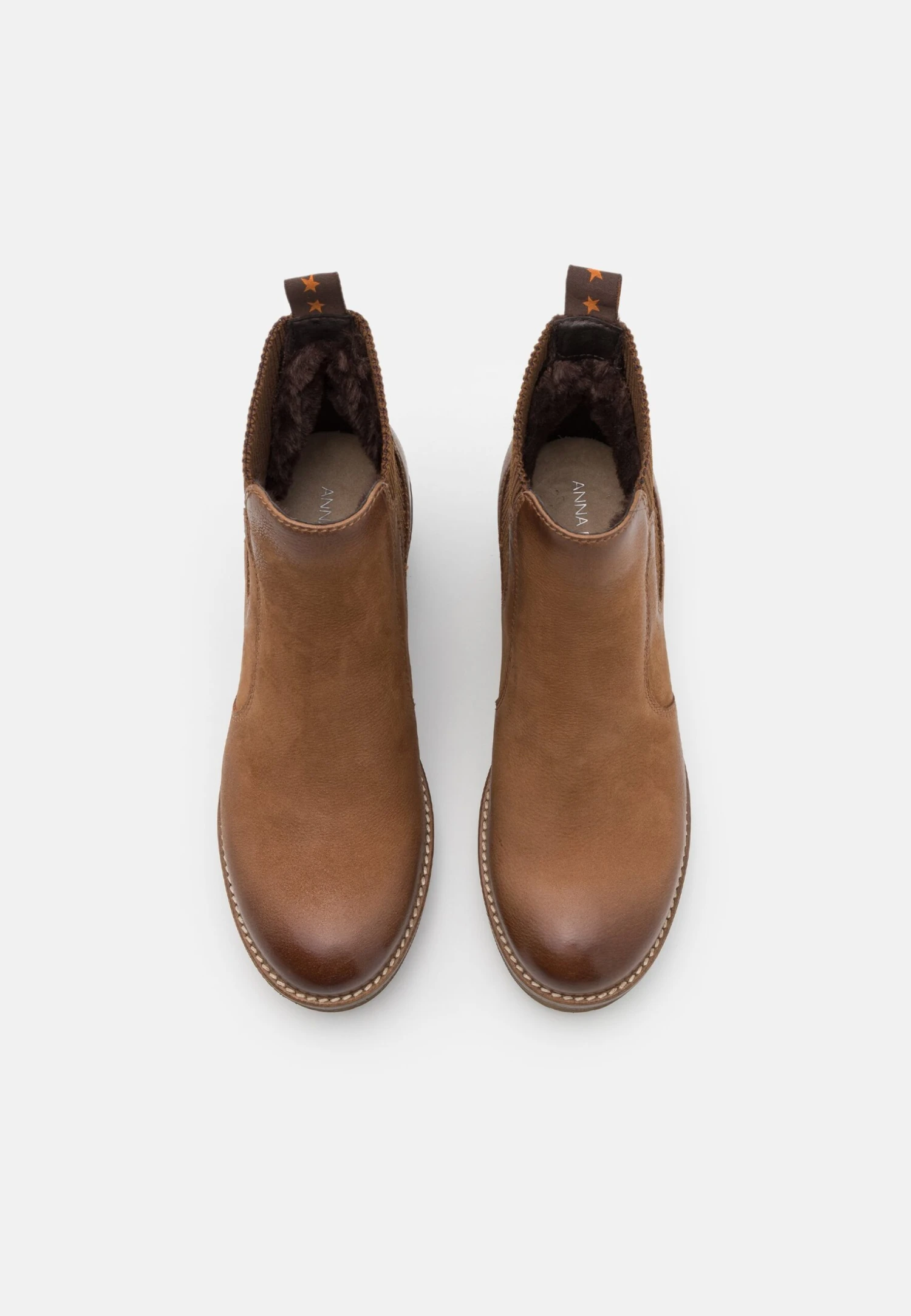 Anna Field Leather Winter Boot - Korte Laarzen - Brown 8 Anna Field Leather Winter Boot - Korte Laarzen - Brown - Afbeelding 6