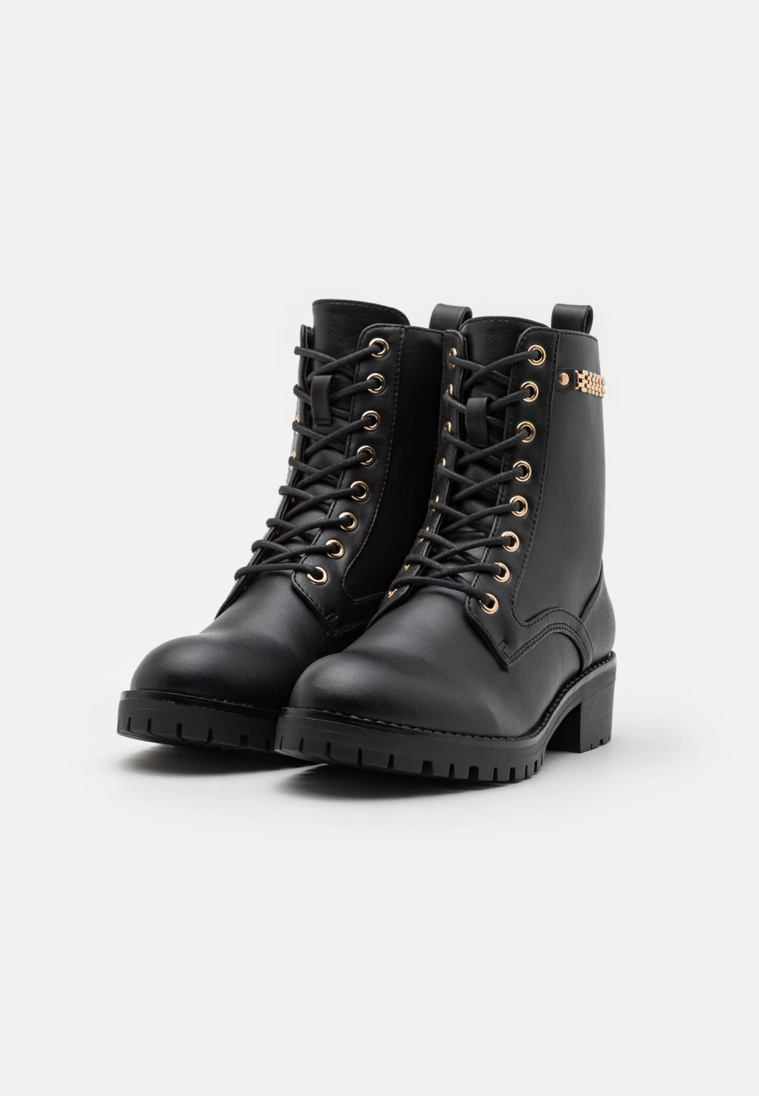 Veterboots - Black 5 Veterboots - Black - Afbeelding 3