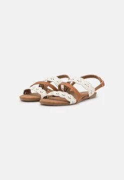Anna Field Sandalen - White/Cognac 10 Anna Field Sandalen - White/Cognac -Anna Field 6bb6bbf3e11e42a18df82cbc2123f0bc