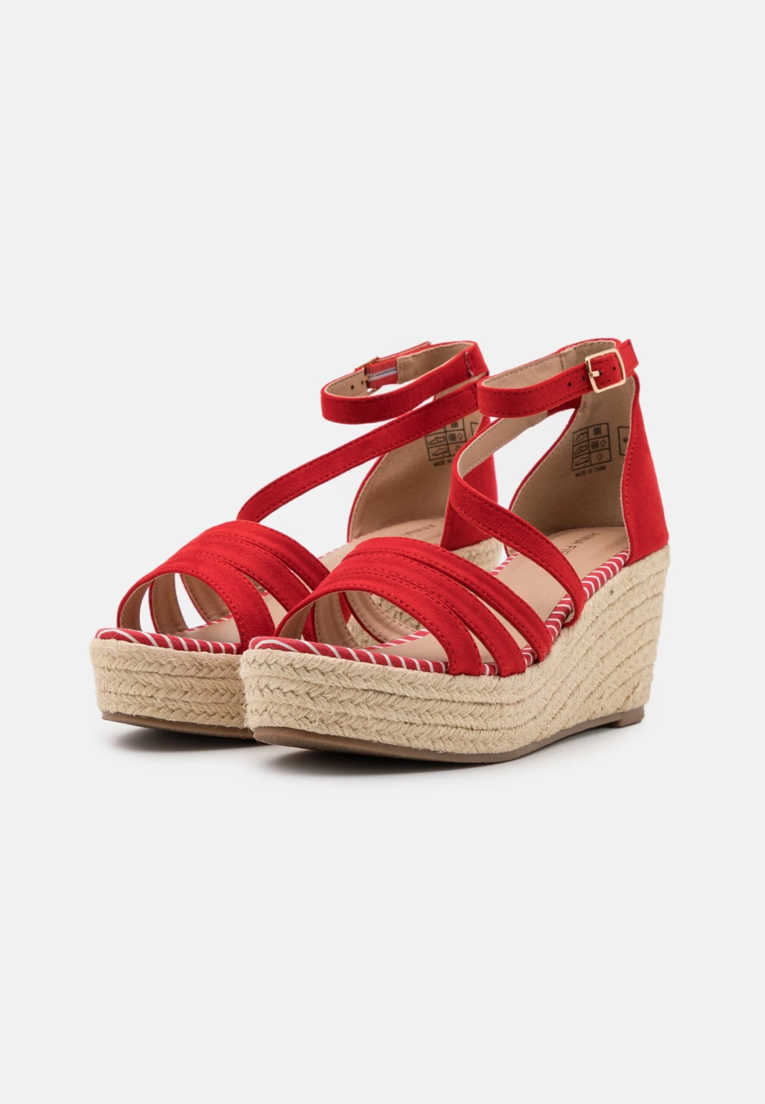 Anna Field Sandalen Met Plateauzool - Red 5 Anna Field Sandalen Met Plateauzool - Red - Afbeelding 3