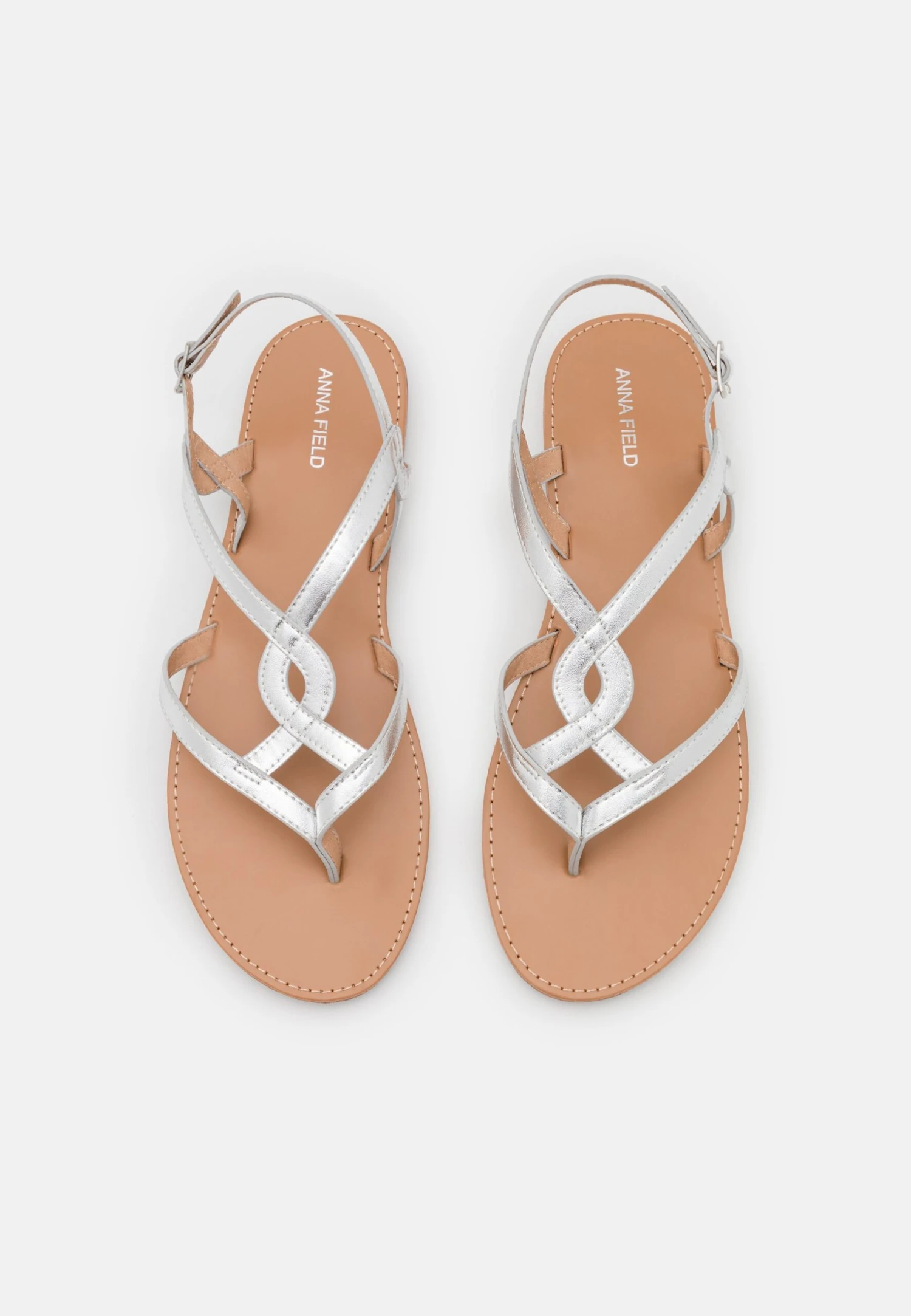 Anna Field Teensandalen - Silver 7 Anna Field Teensandalen - Silver - Afbeelding 5