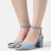 Anna Field Leather- Sandalen - Light Blue
