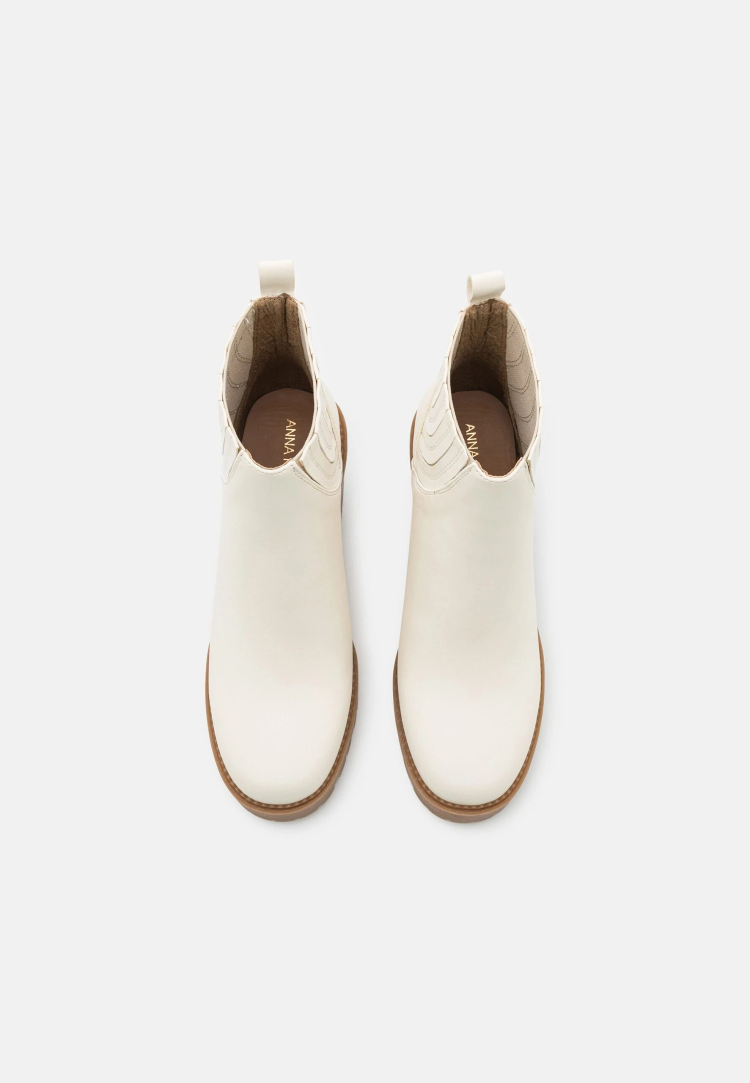 Anna Field Enkellaarsjes Met Hoge Hak - White 8 Anna Field Enkellaarsjes Met Hoge Hak - White - Afbeelding 6