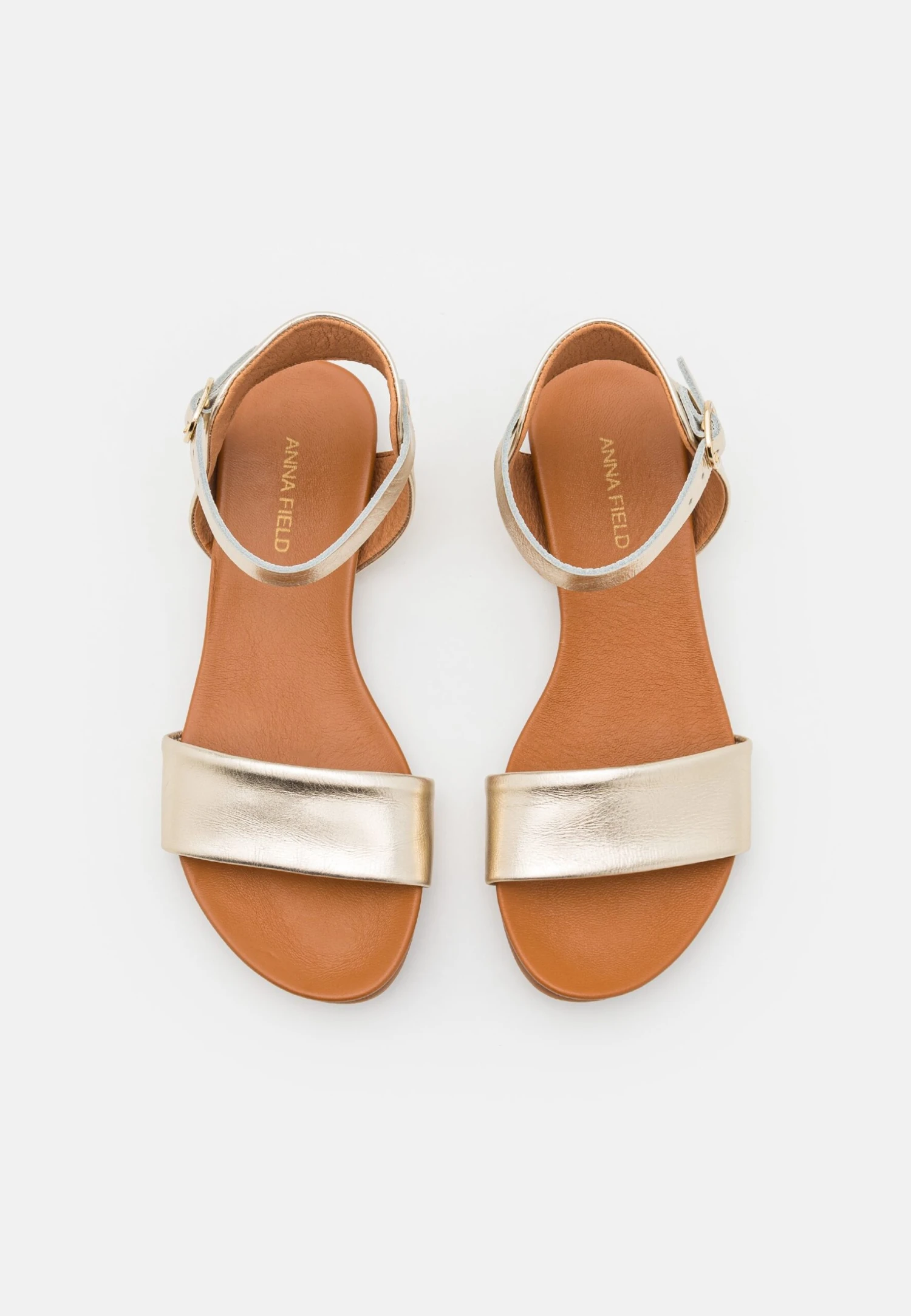 Anna Field Leather- Sandalen - Gold 8 Anna Field Leather- Sandalen - Gold - Afbeelding 6